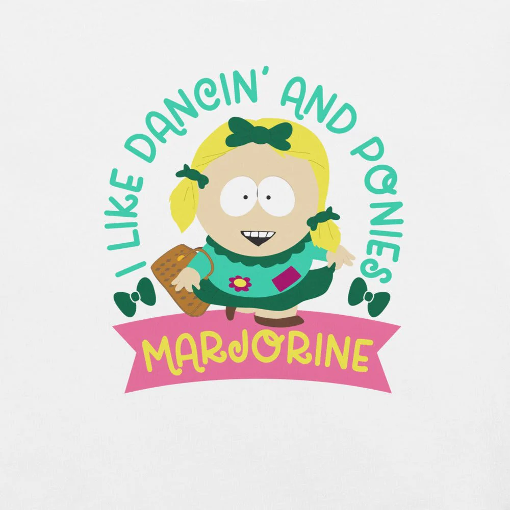 South Park Marjorine I Like Dancin' & Ponies Unisex T-Shirt - Image 2