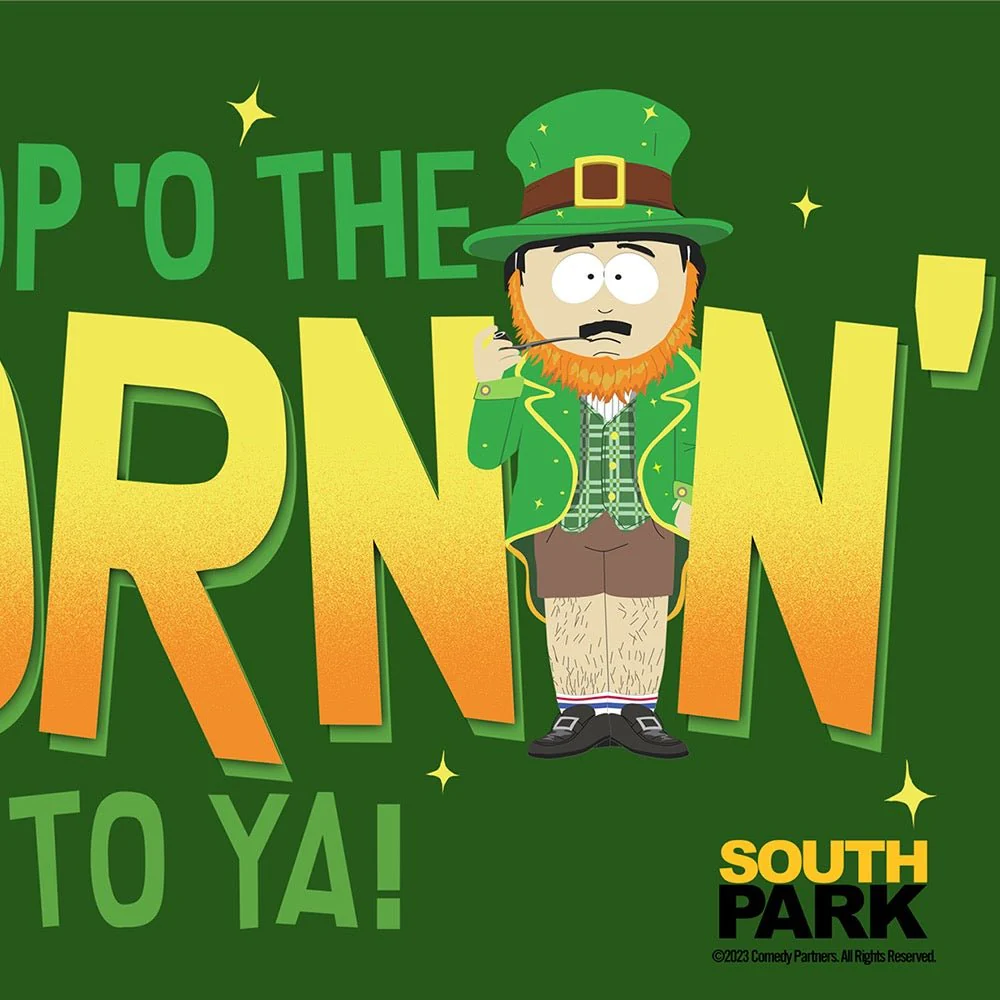South Park Randy Top'o The Morning To Ya Wrap Pint Glass - Image 3