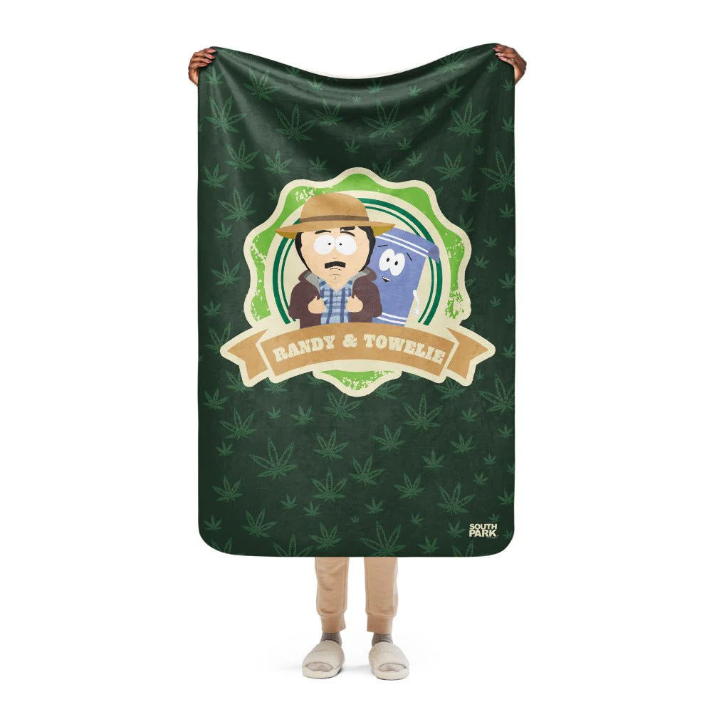South Park Randy & Towelie Sherpa Blanket - Image 11