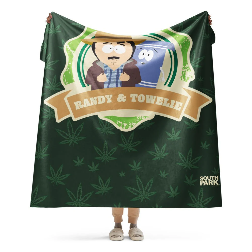 South Park Randy & Towelie Sherpa Blanket - Image 3