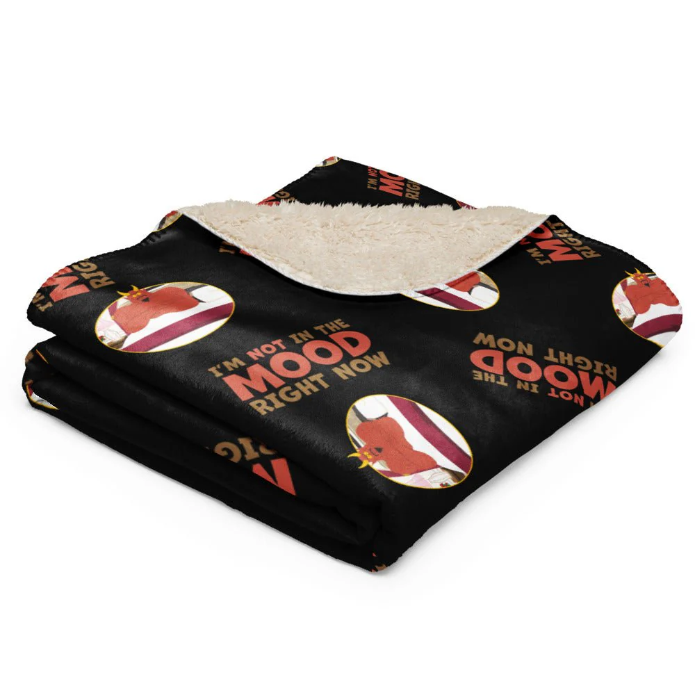 South Park Satan I'm Not In The Mood Premium Sherpa Blanket - Image 7
