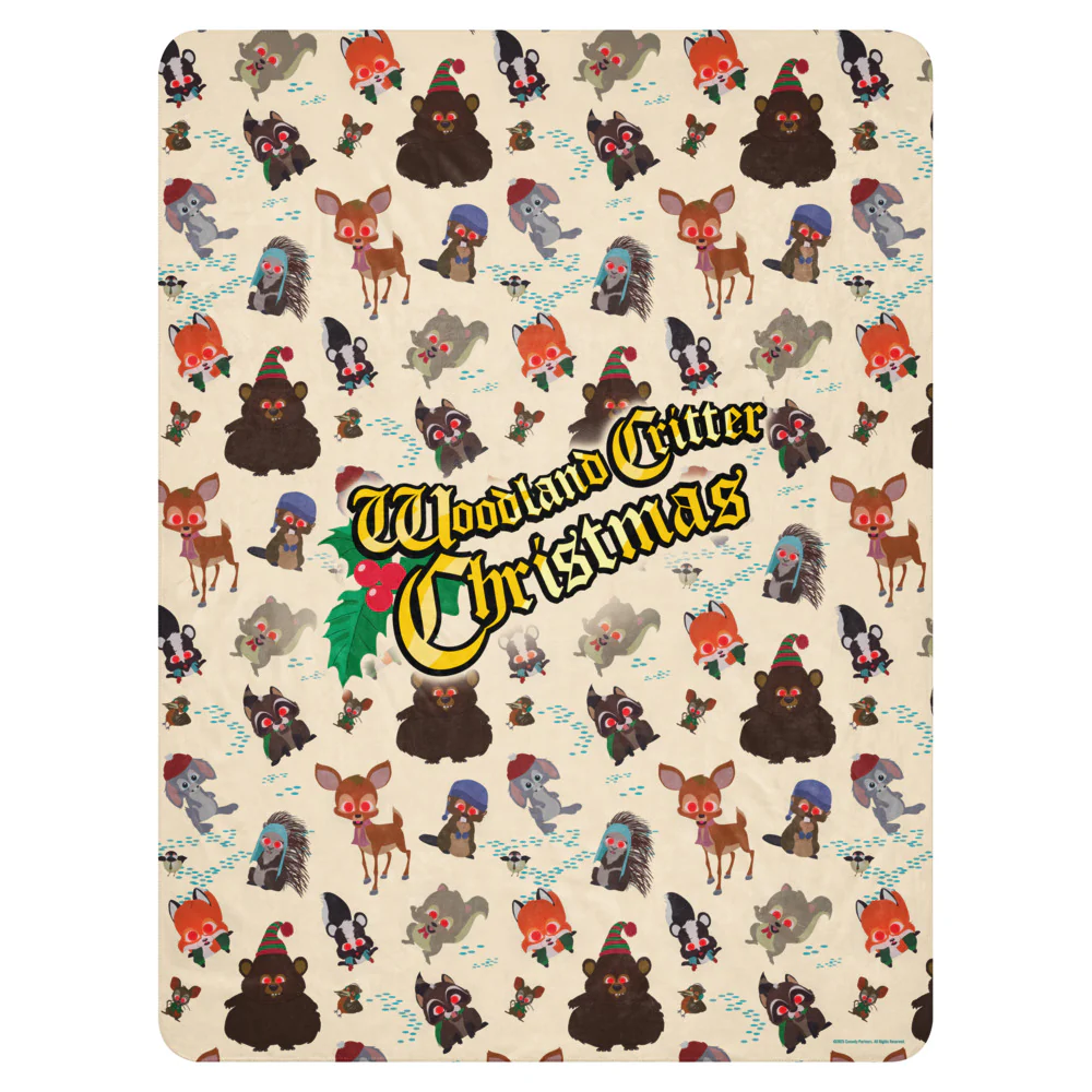 South Park Sherpa Blanket Woodland Critter