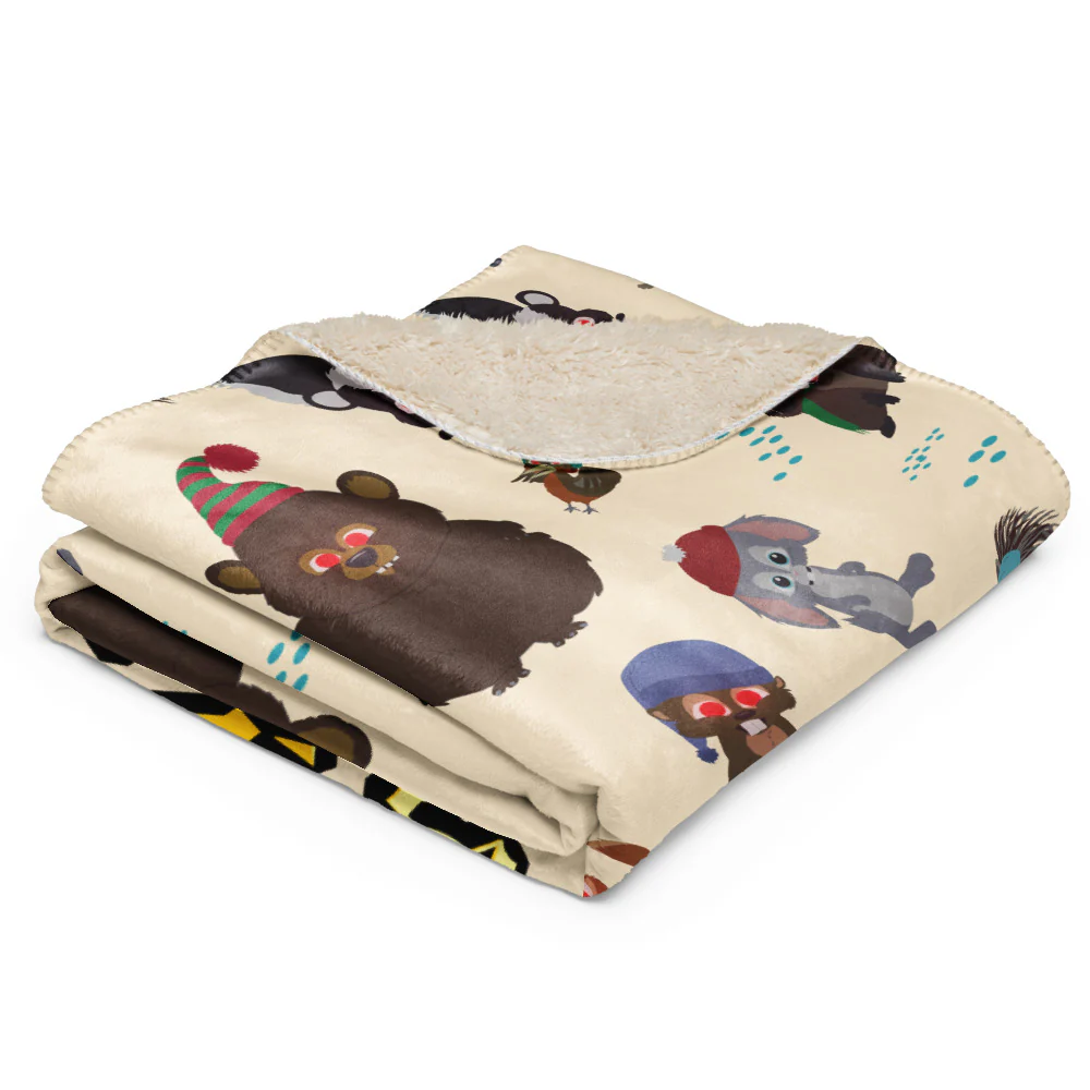 South Park Sherpa Blanket Woodland Critter - Image 3