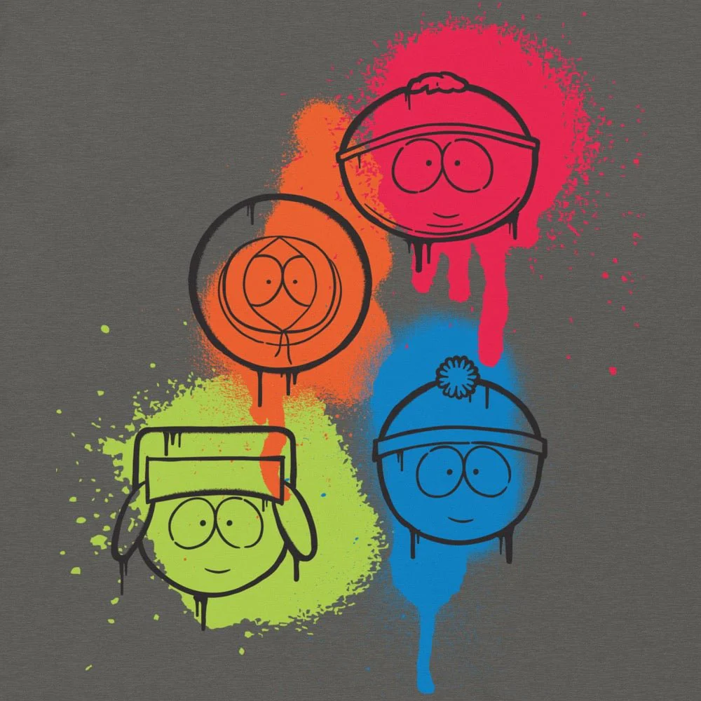 South Park Spray Paint Comfort Colors T-Shirt - Image 2