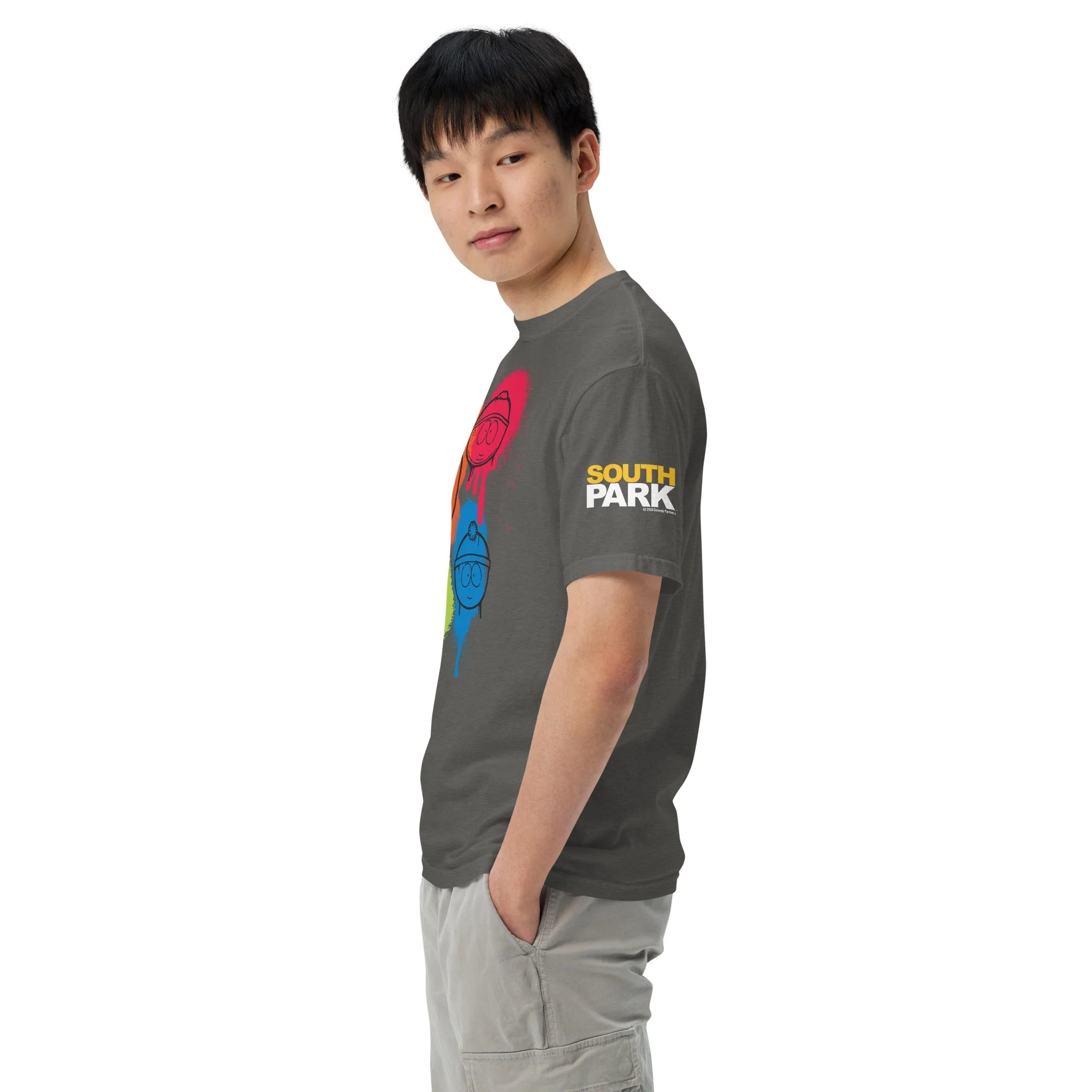 South Park Spray Paint Comfort Colors T-Shirt - Image 4