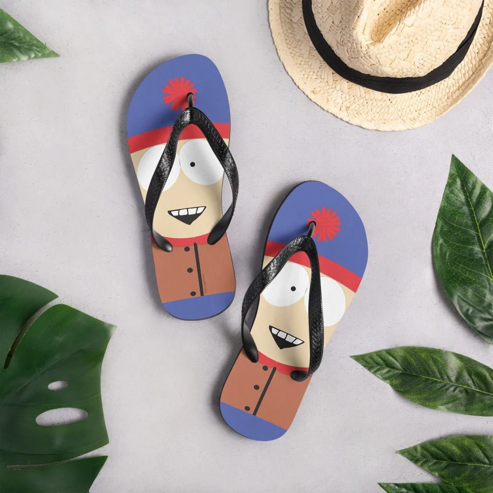 South Park Stan Big Face Flip Flops - Image 3