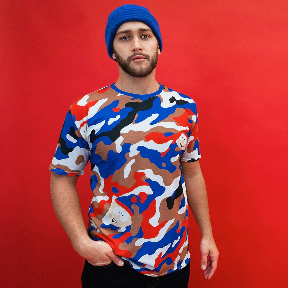 South Park Stan Camo Unisex Short Sleeve T-Shirt - Image 2