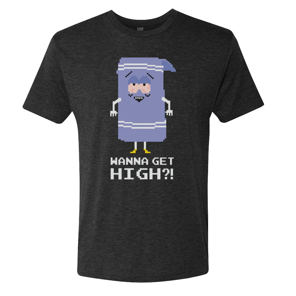 South Park Towelie Wanna Get High Men's Tri-Blend T-Shirt