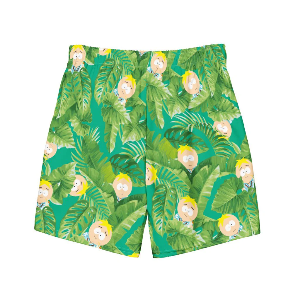South Park Tropical Butters Recycled Swim Trunks - Image 2