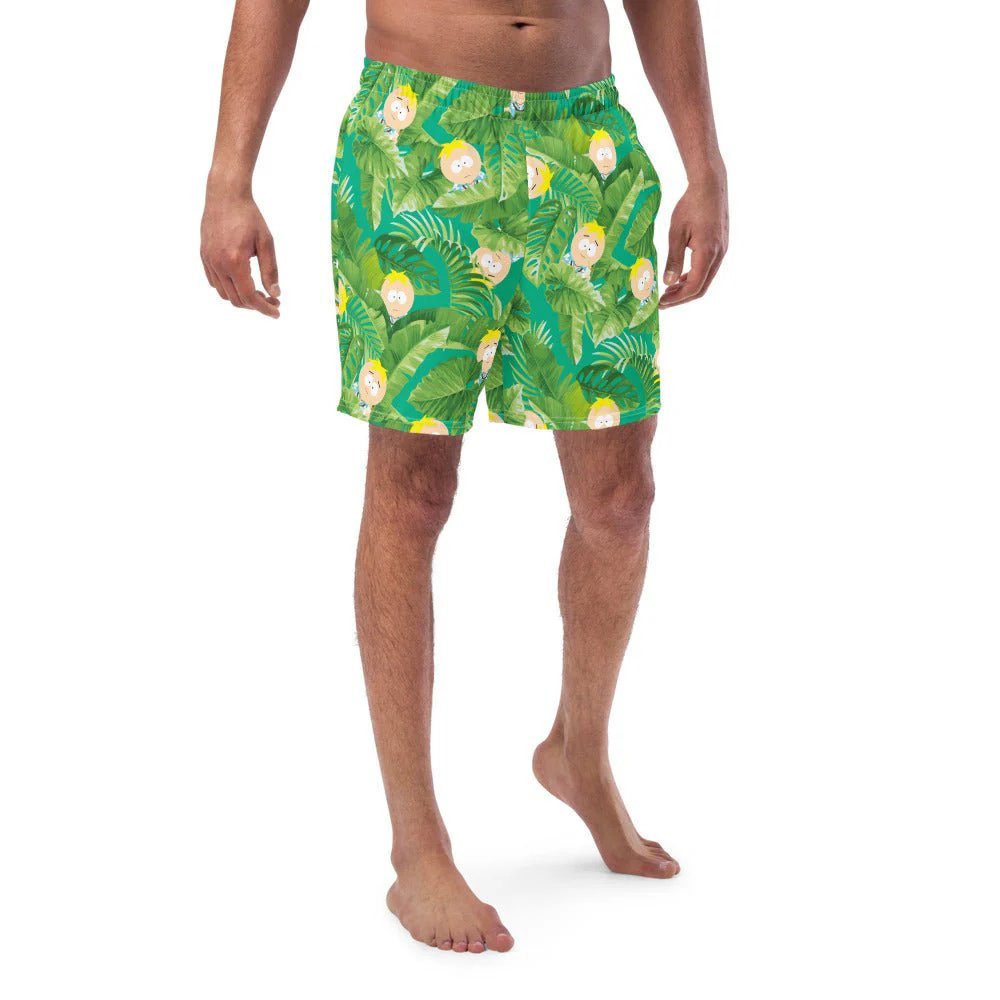 South Park Tropical Butters Recycled Swim Trunks - Image 5