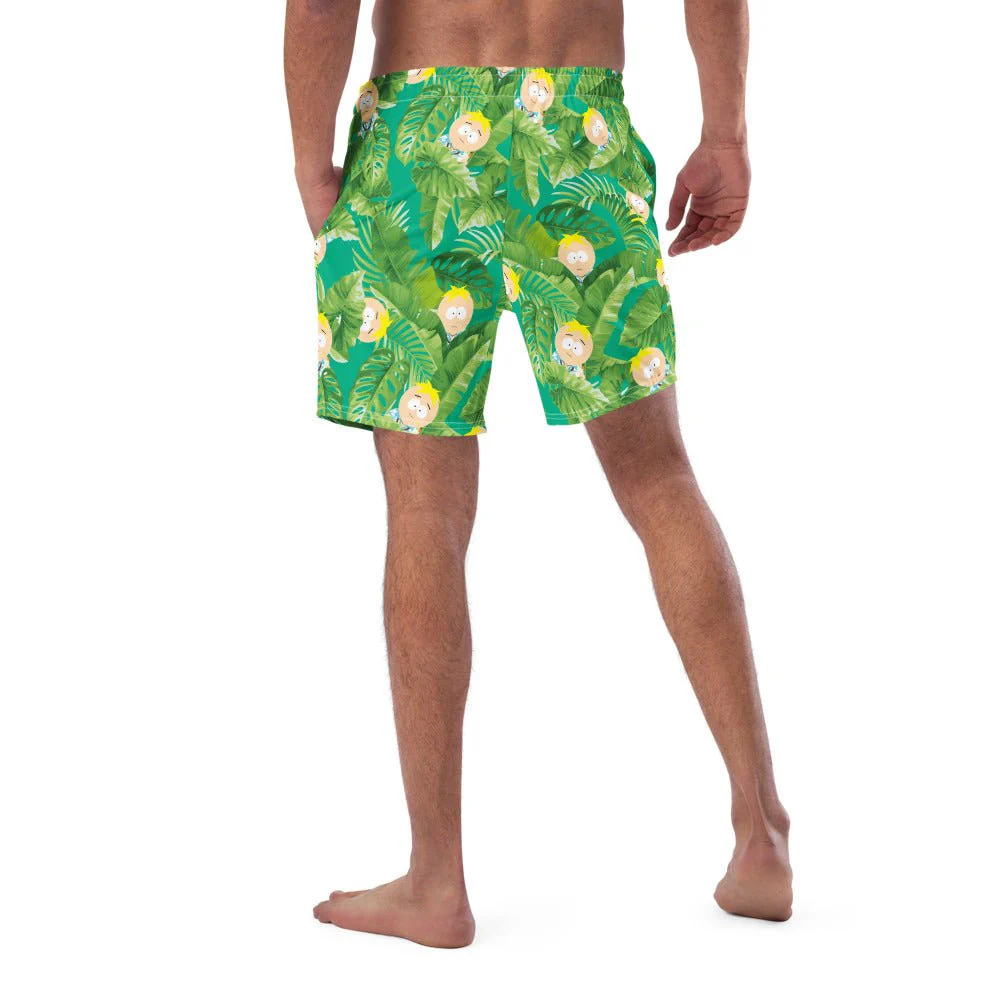 South Park Tropical Butters Recycled Swim Trunks - Image 6