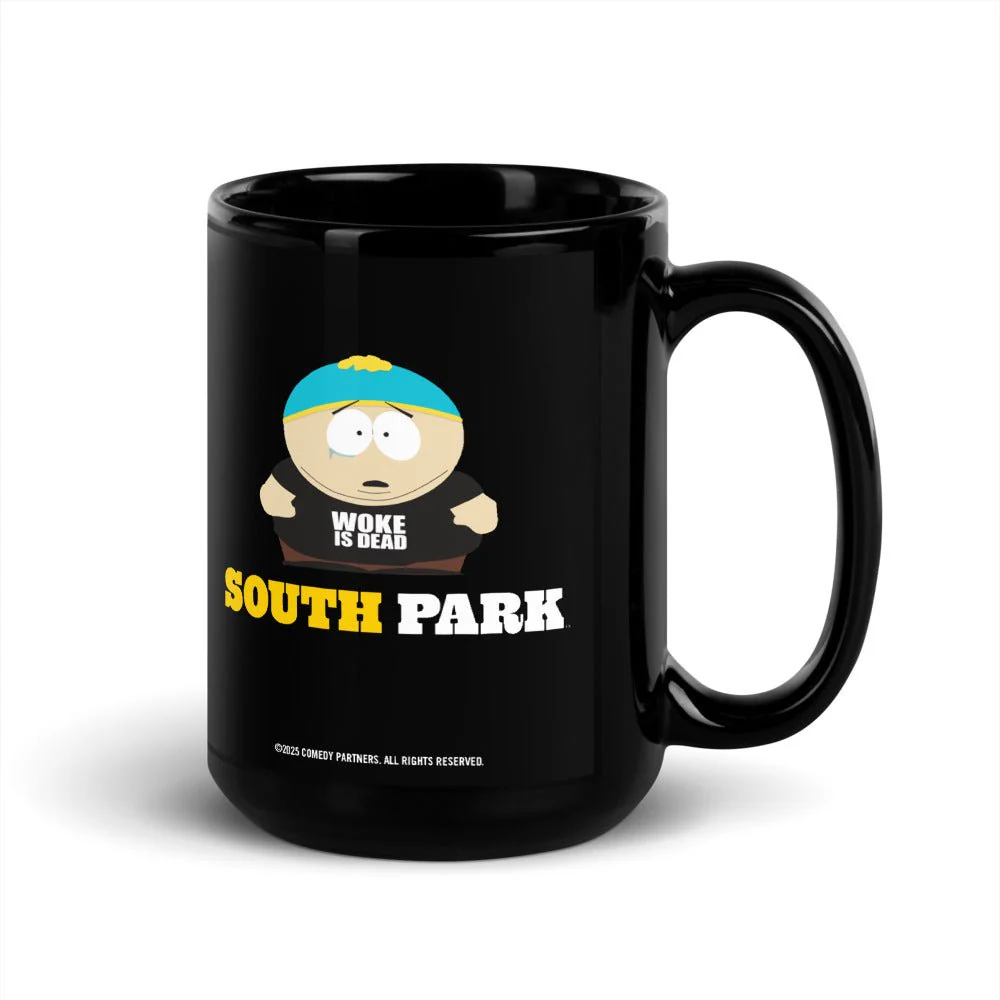 South Park Woke Is Dead Black Glossy Mug - Image 5