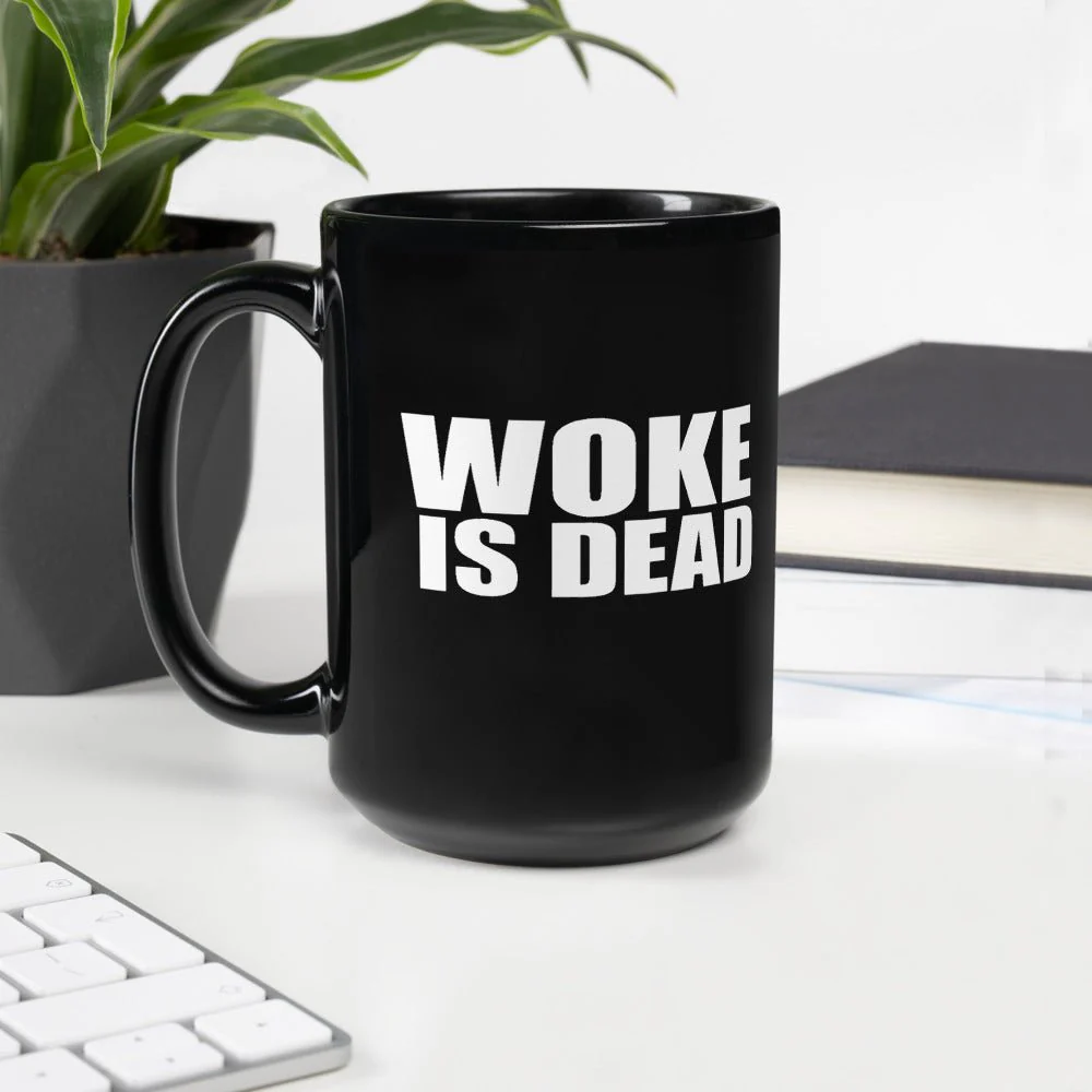 South Park Woke Is Dead Black Glossy Mug - Image 6