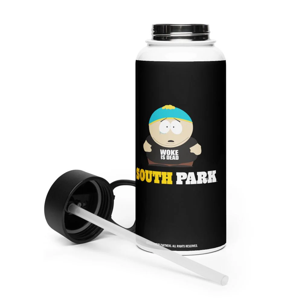 South Park Woke Is Dead Stainless Steel Water Bottle with a Straw Lid - Image 4