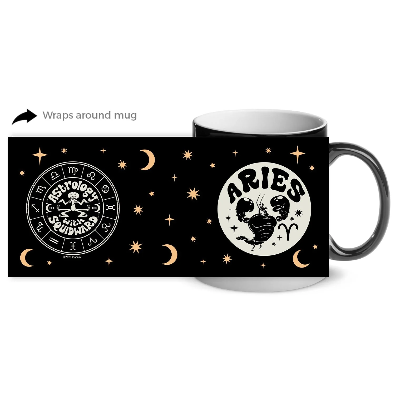 SpongeBob Astrology Matte Finish Heat Activated Mug - Image 12