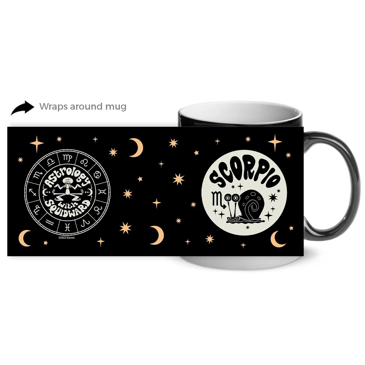 SpongeBob Astrology Matte Finish Heat Activated Mug - Image 6