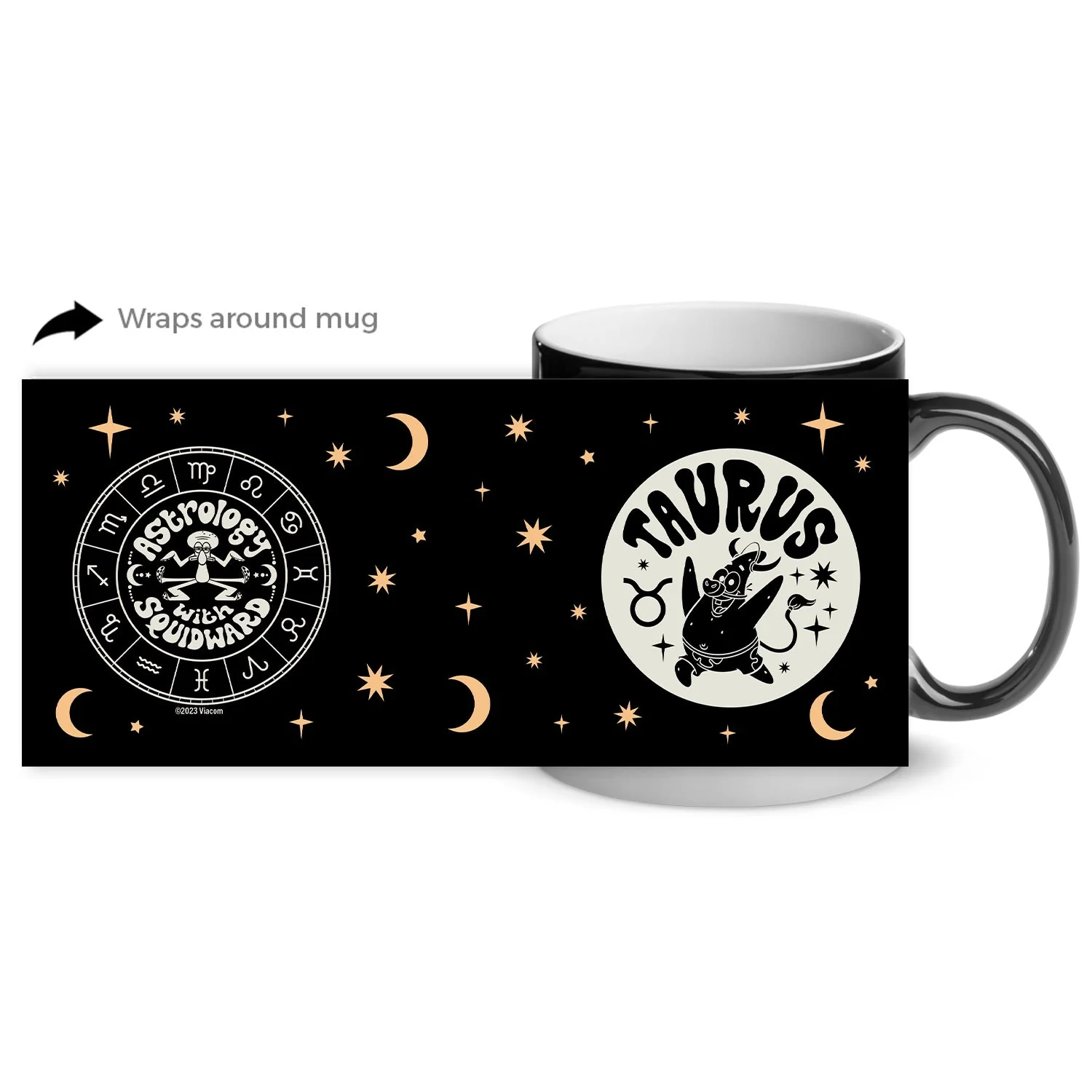 SpongeBob Astrology Matte Finish Heat Activated Mug - Image 8