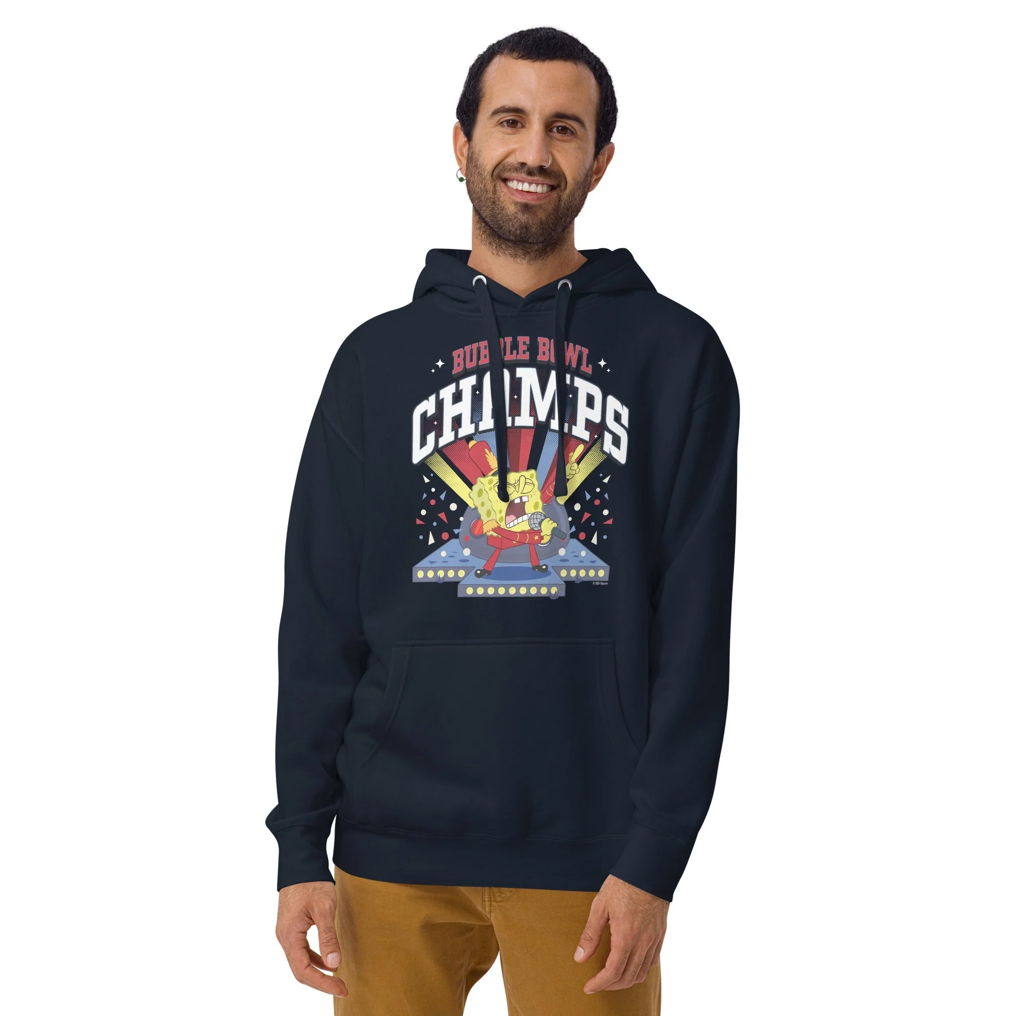 SpongeBob Bubble Bowl Adult Hoodie - Image 3