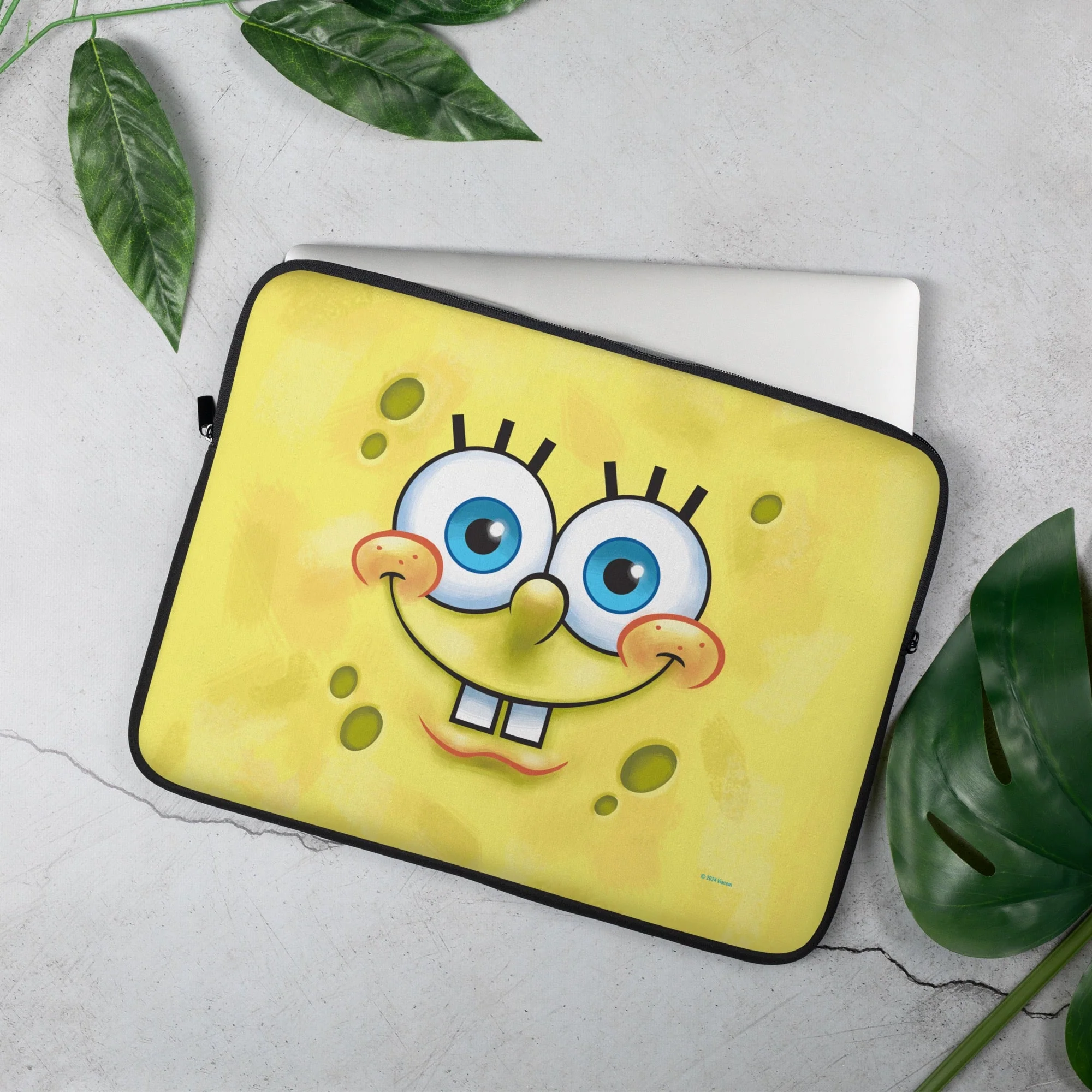 Spongebob Face Laptop Sleeve - Image 6