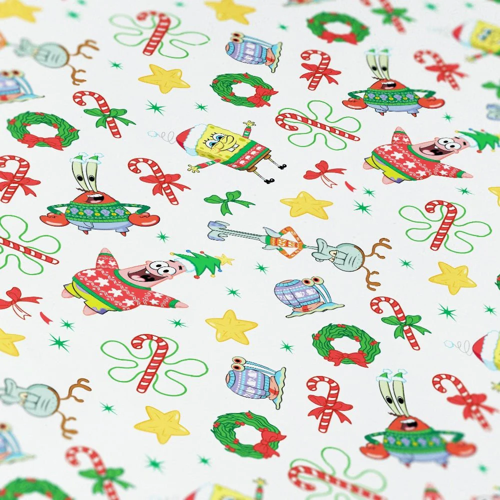 SpongeBob Holidays Wrapping Paper - Image 2