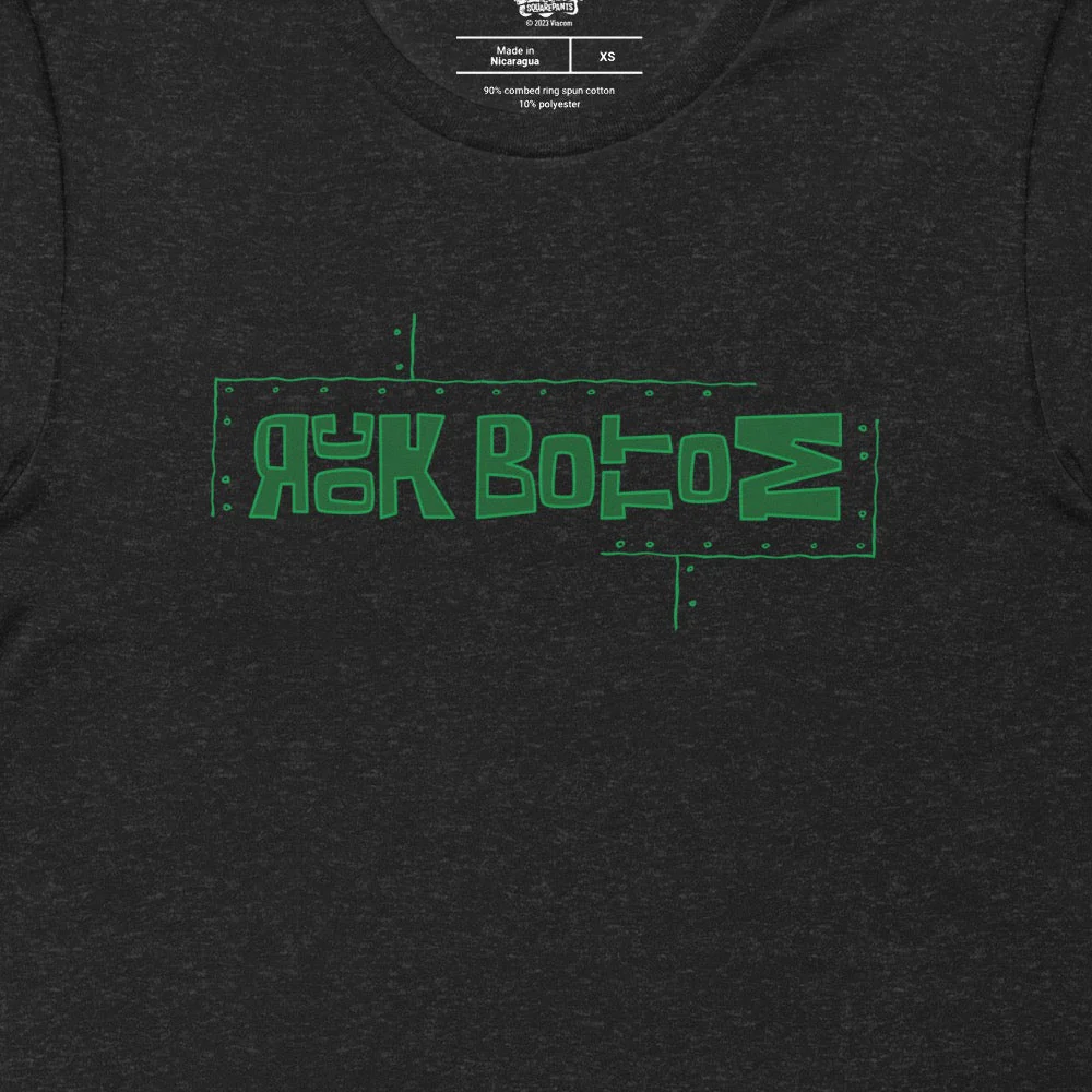 SpongeBob Rock Bottom Sign T-Shirt - Image 2