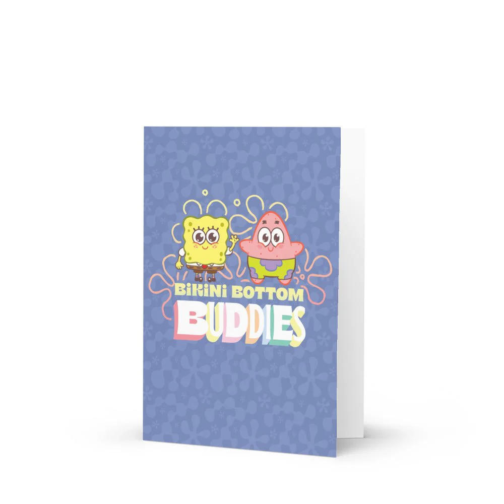 SpongeBob SquarePants AdoraBob Buddies Greeting Card