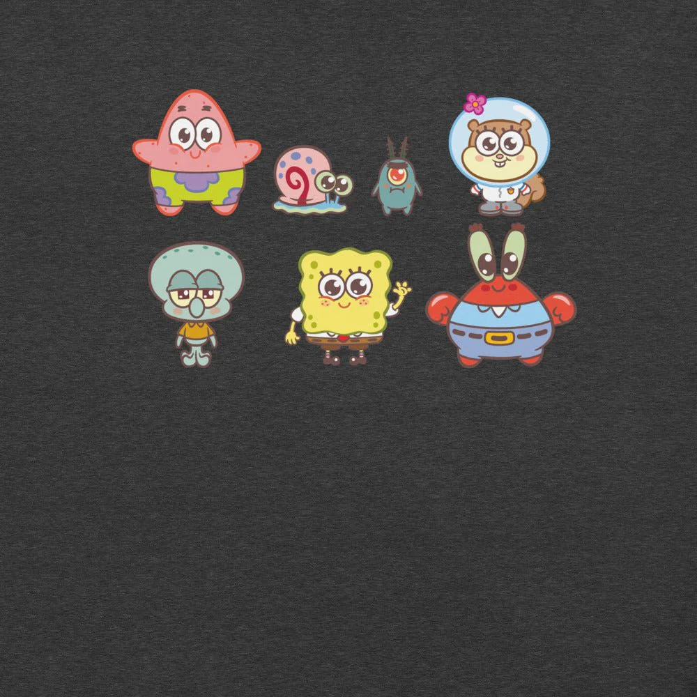 SpongeBob SquarePants AdoraBob Gang Adult Unisex T-Shirt - Image 2
