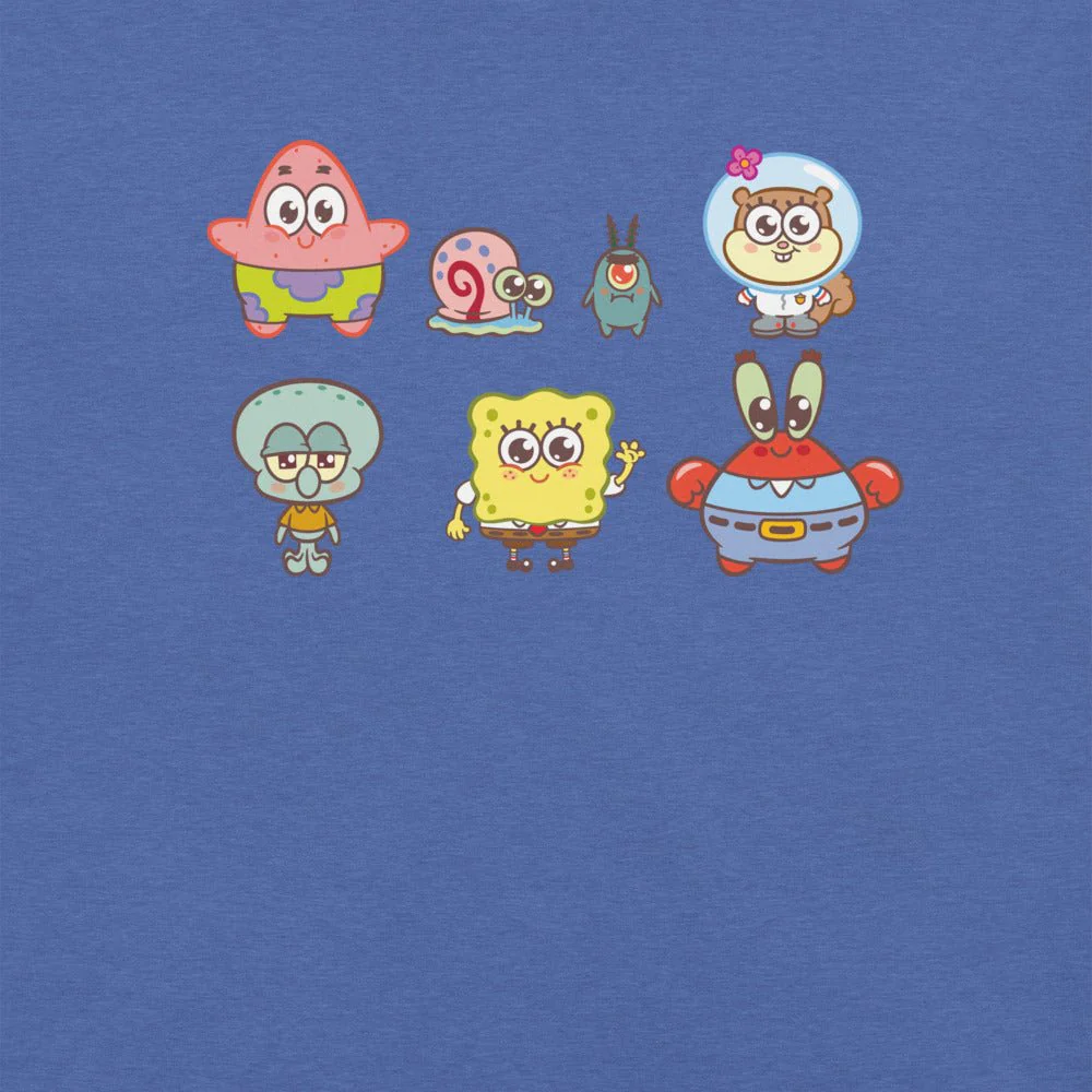 SpongeBob SquarePants AdoraBob Gang Adult Unisex T-Shirt - Image 7