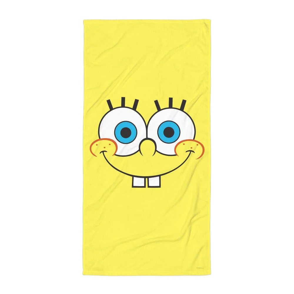 SpongeBob SquarePants Big Face Beach Towel