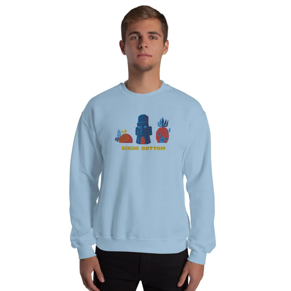 SpongeBob SquarePants Bikini Bottom Embroidered Crewneck Sweatshirt - Image 2