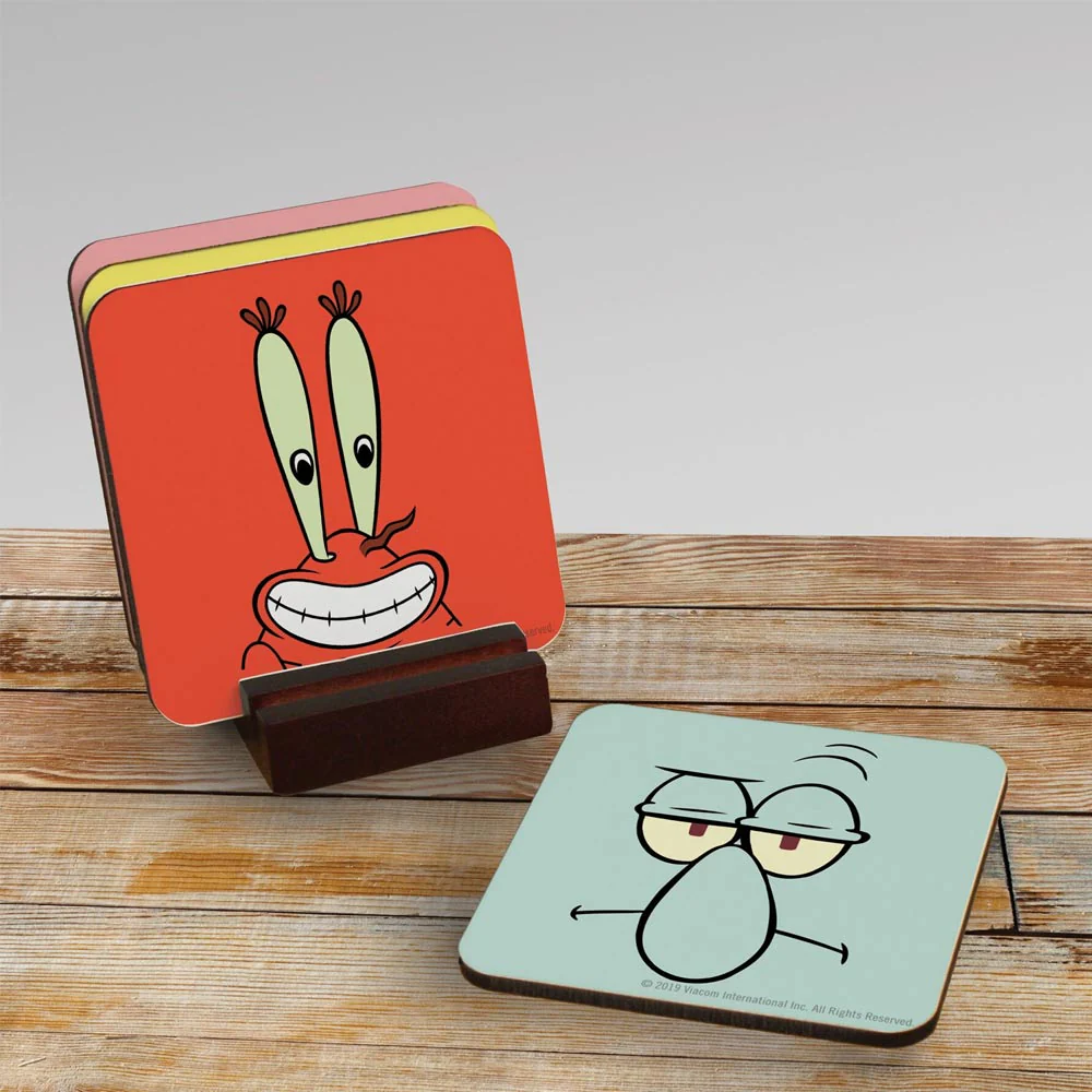 SpongeBob SquarePants Character Coasters - Set of 4 - Image 4