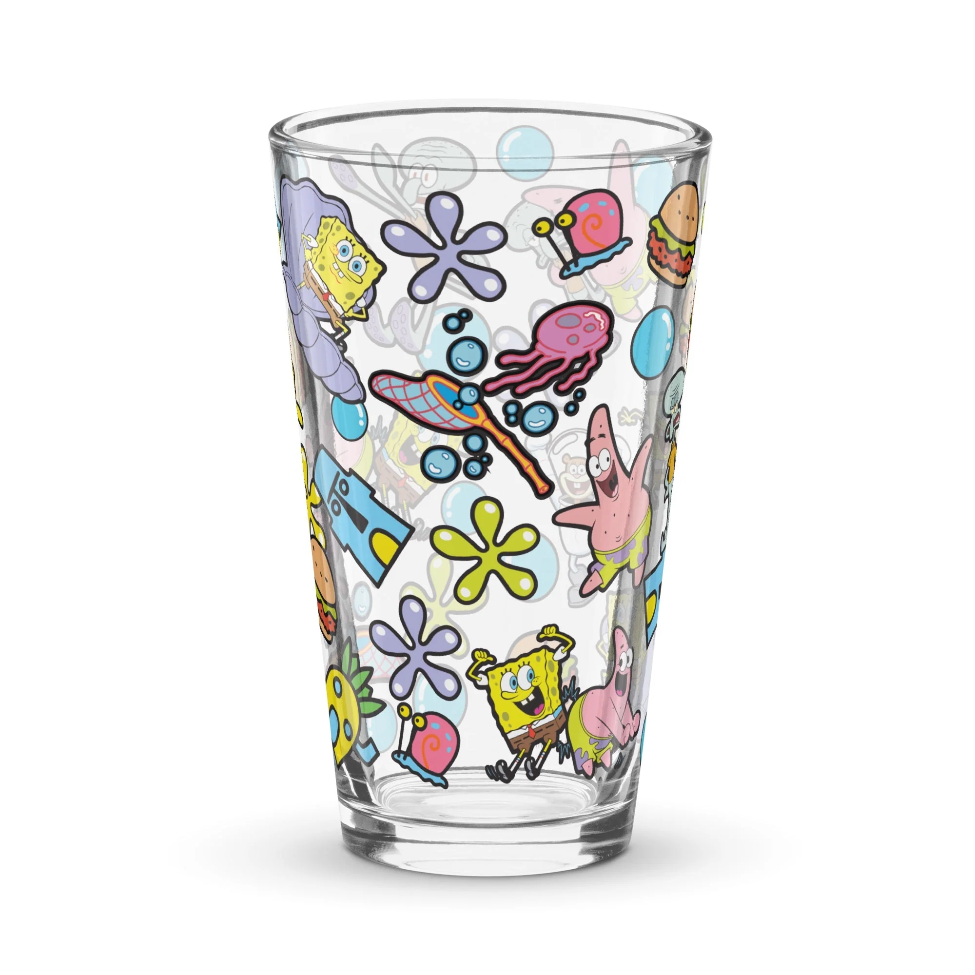 SpongeBob Squarepants Characters Pint Glass - Image 2