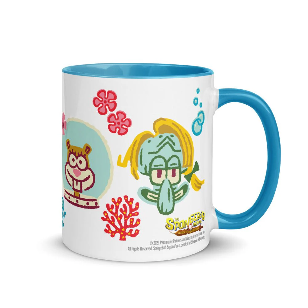 The SpongeBob Movie: Search For Squarepants Characters Two-Tone Mug - Image 2