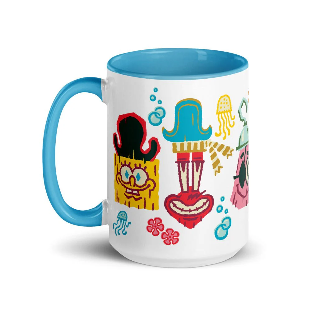 The SpongeBob Movie: Search For Squarepants Characters Two-Tone Mug - Image 4