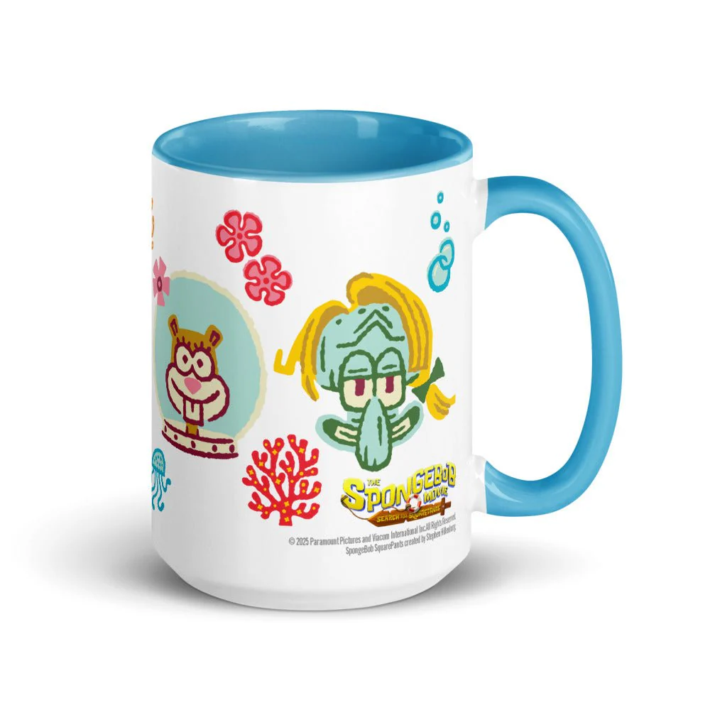 The SpongeBob Movie: Search For Squarepants Characters Two-Tone Mug - Image 6