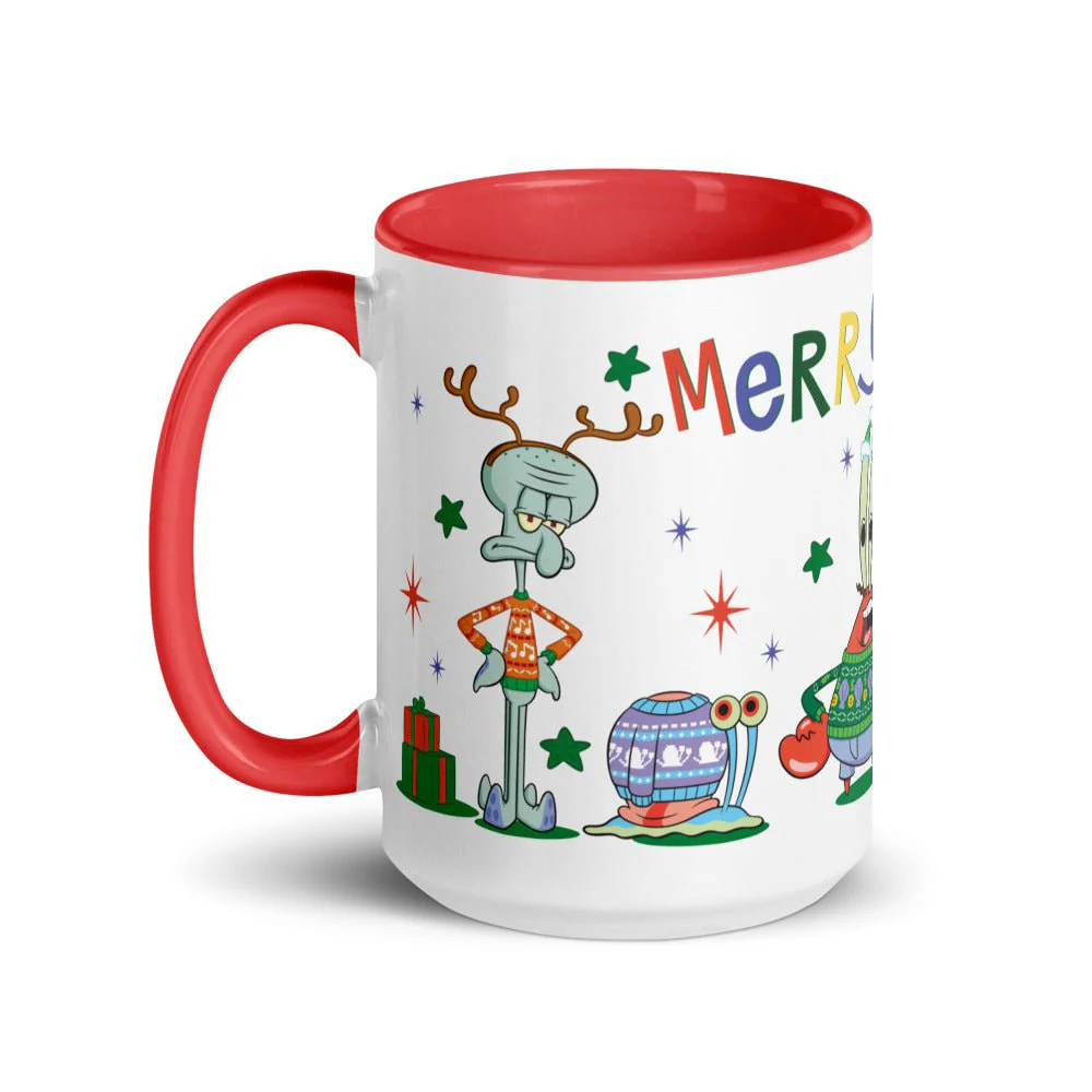 SpongeBob SquarePants Christmas Mug - Image 4