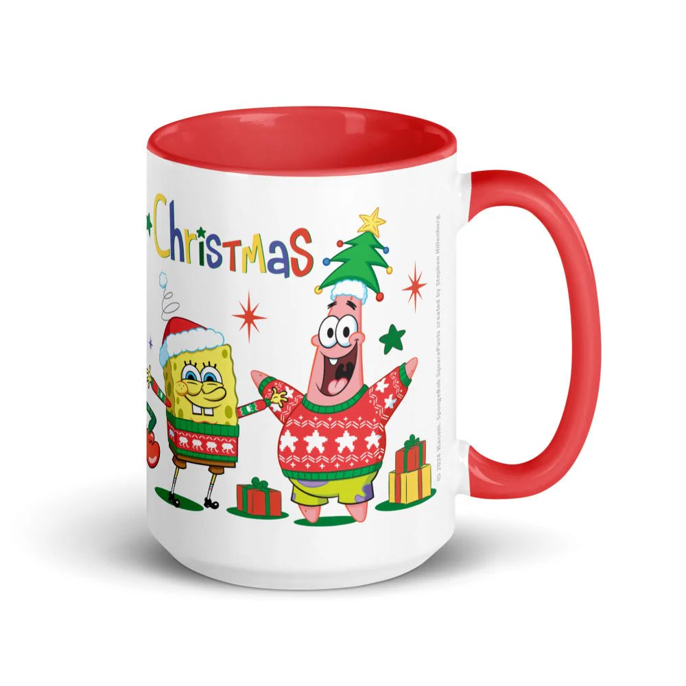 SpongeBob SquarePants Christmas Mug - Image 6