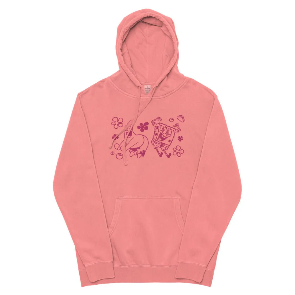 SpongeBob SquarePants Dancing Buddies Embroidered Unisex Hoodie - Image 5