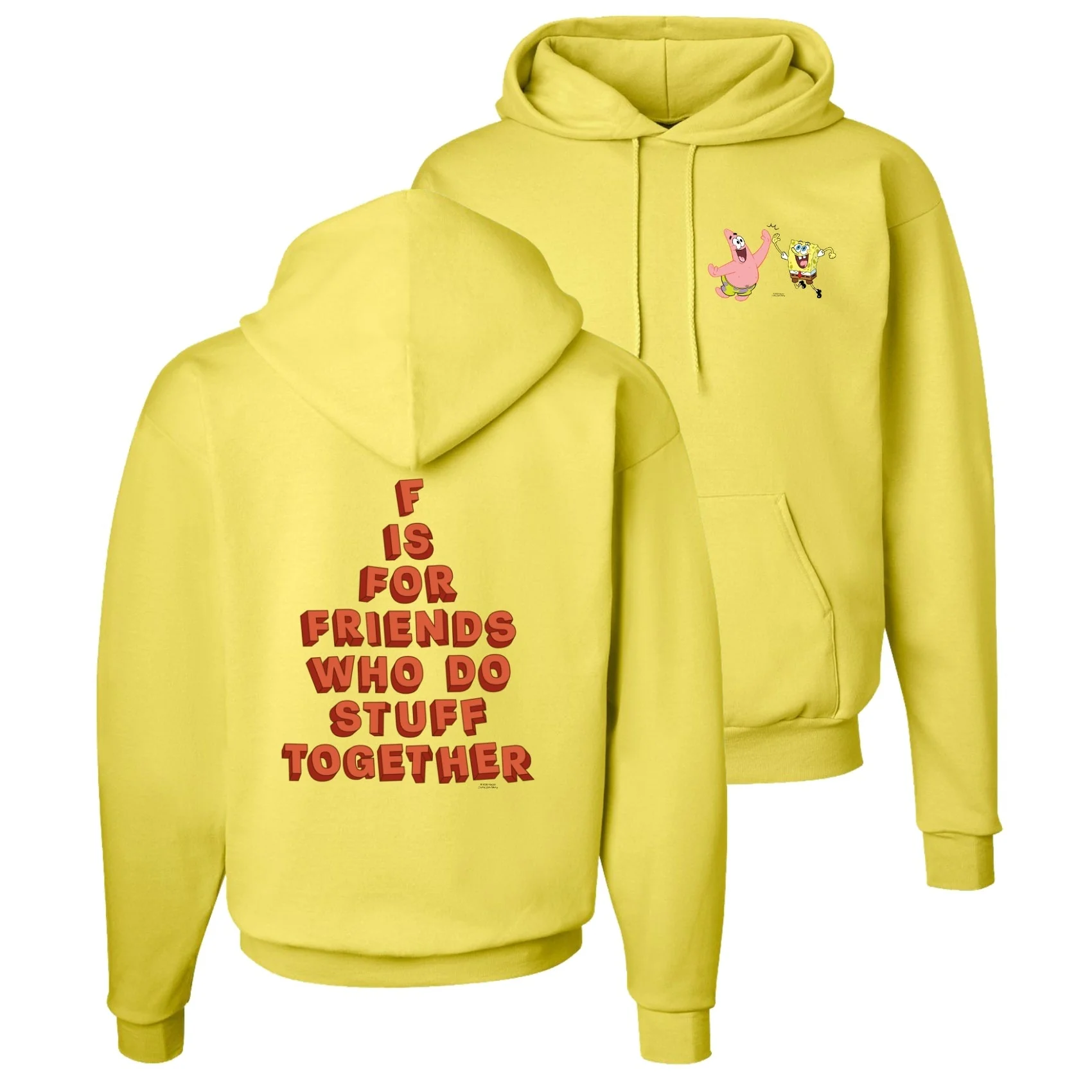 SpongeBob SquarePants Do Stuff Together Hooded Sweatshirt - Image 4