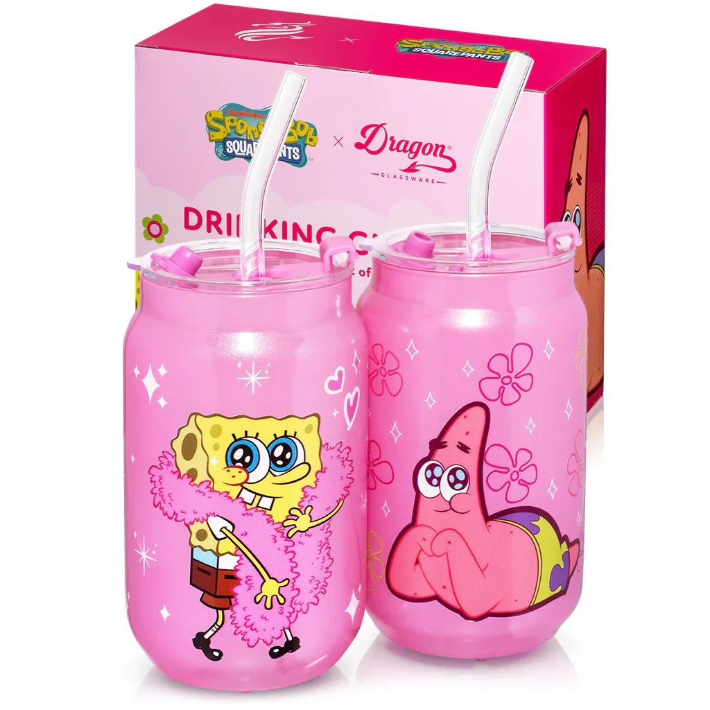Dragon Glassware® x SpongeBob SquarePants Drinking Glasses
