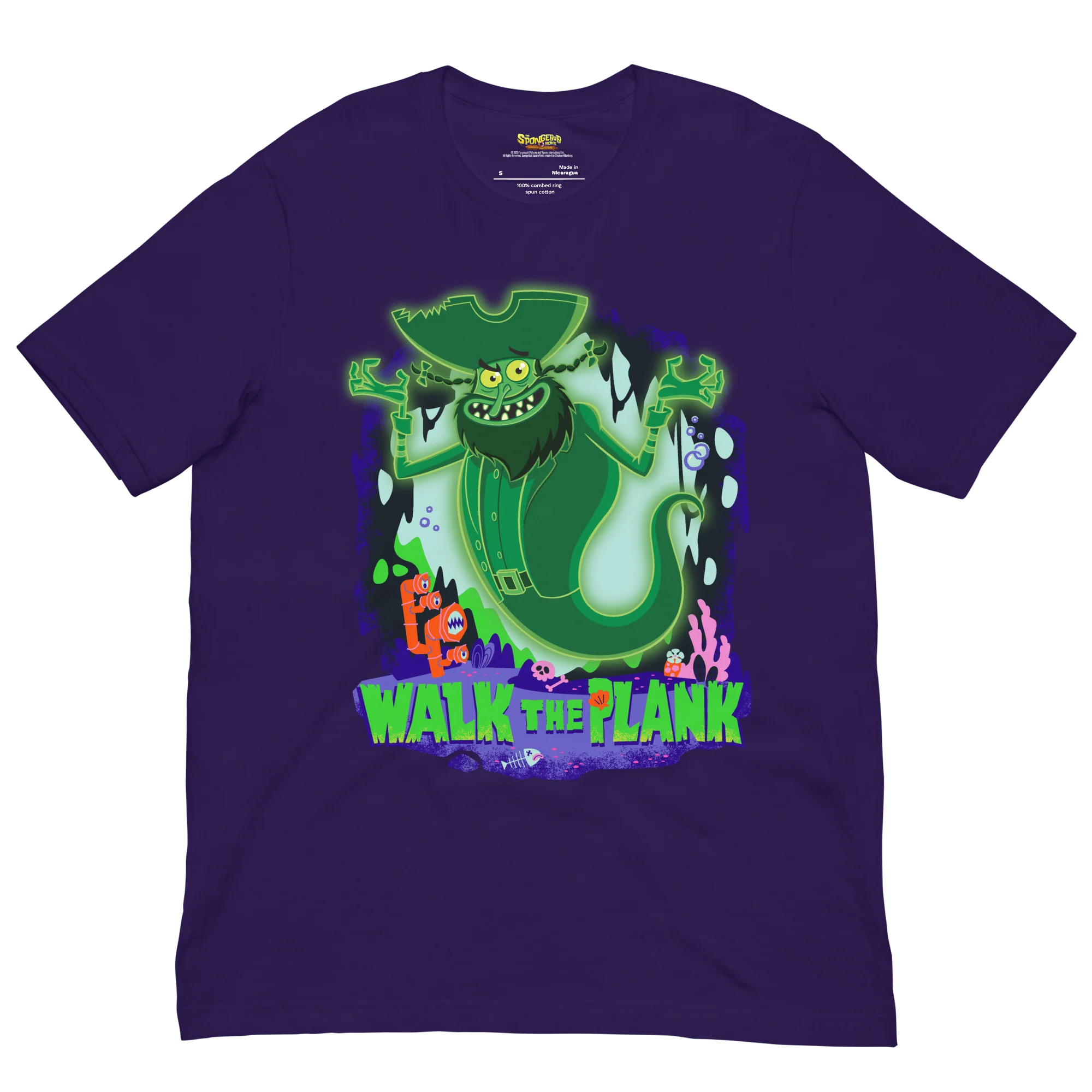 The SpongeBob Movie: Search For Squarepants Dutchman Walk The Plank Unisex T-Shirt - Image 5