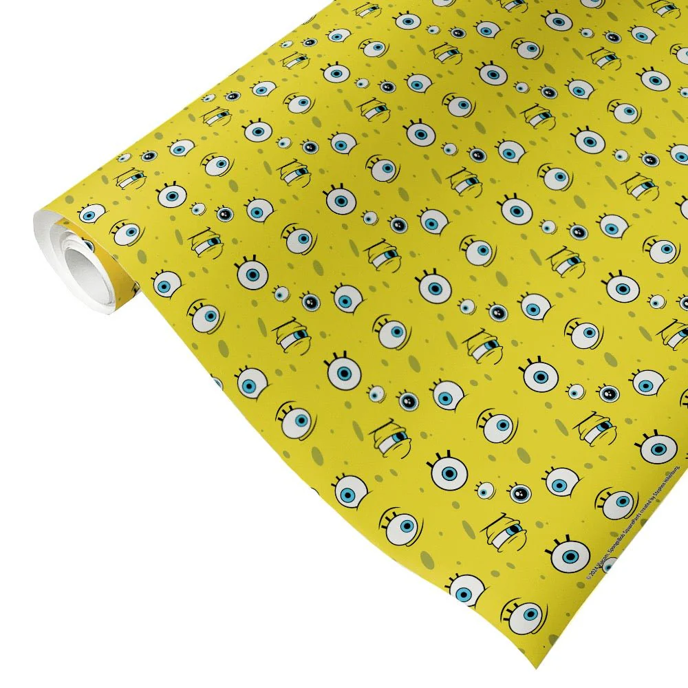 SpongeBob SquarePants Eyes Party Gift Wrap