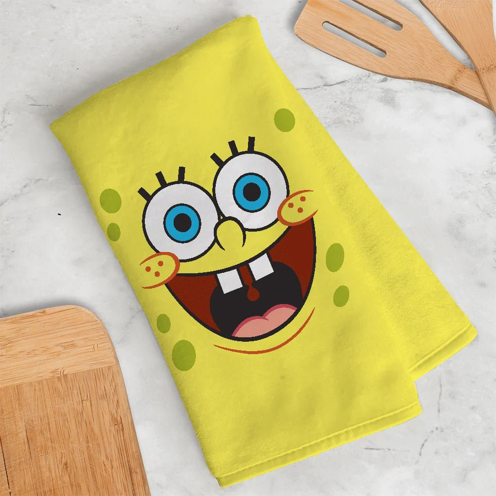 SpongeBob SquarePants Face Kitchen Towel - Image 3