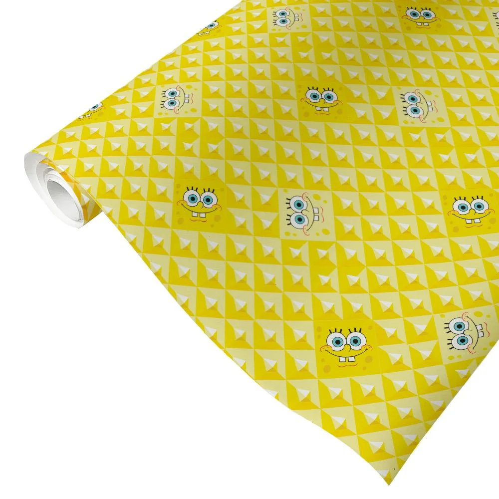 SpongeBob SquarePants Faces Wrapping Paper