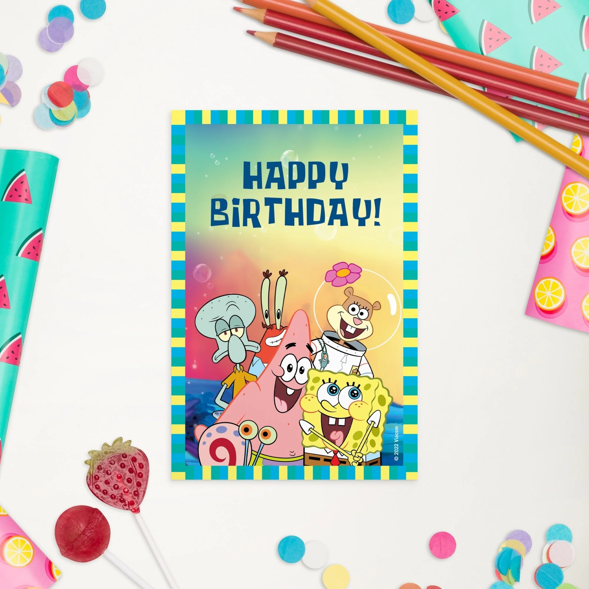 SpongeBob SquarePants Happy Birthday Card - Image 2