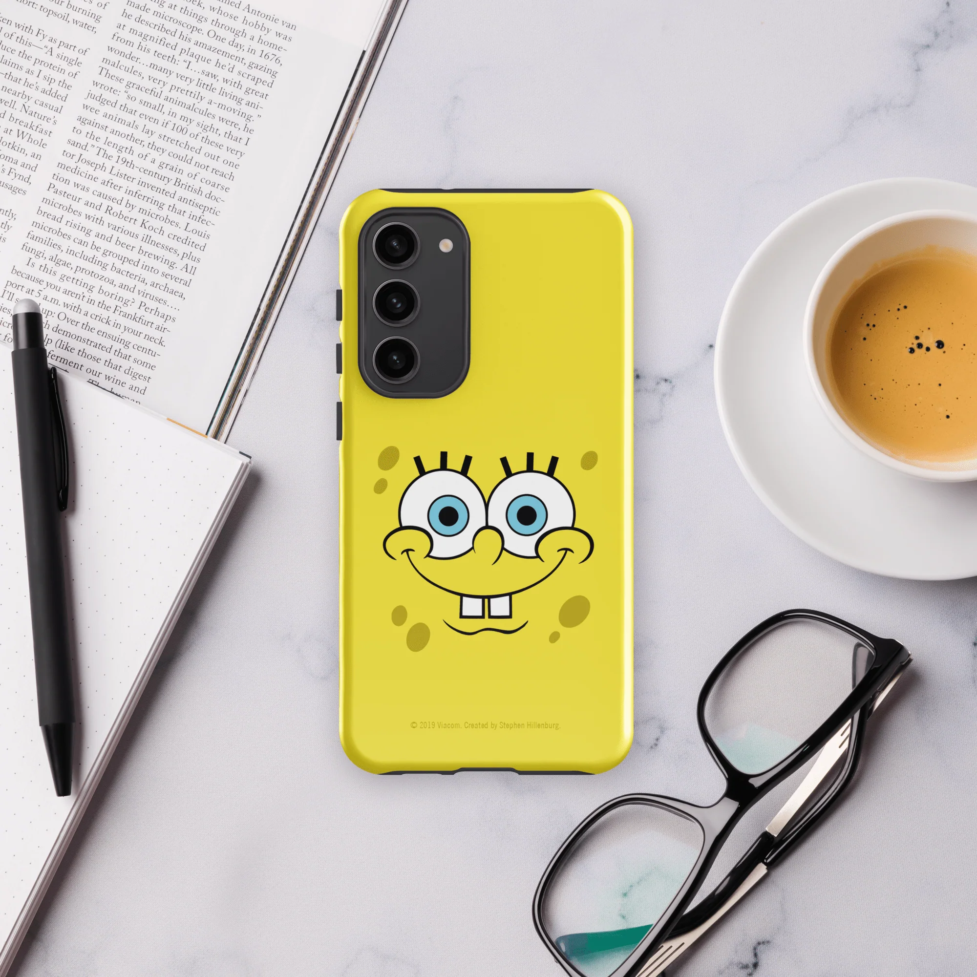 SpongeBob SquarePants Happy Face Tough Phone Case - Samsung - Image 39