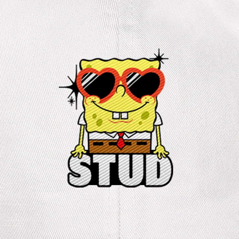 SpongeBob SquarePants Heart Sunglasses Stud Embroidered Hat - Image 2