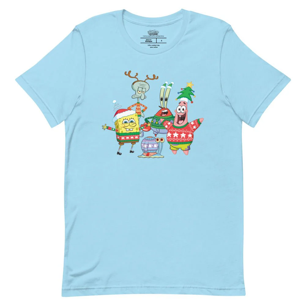 SpongeBob SquarePants Holiday Unisex T-Shirt - Image 2