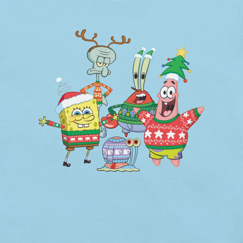 SpongeBob SquarePants Holiday Unisex T-Shirt - Image 4