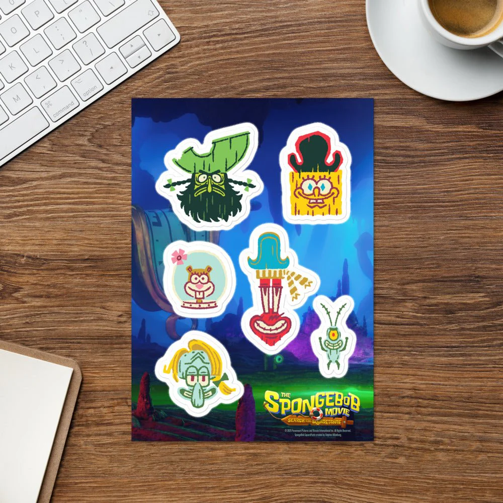 The SpongeBob Movie: Search For Squarepants Icons Sticker Sheet - Image 2